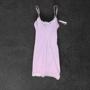 SKIMS Fits Everybody Lace Slip Dress Cherry Blossom Multi Size S